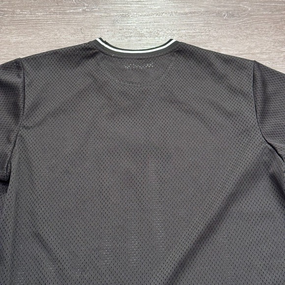 DOPE Jersey Mens Medium Black Breathable Spellout Short Sleeve Shirt‎ Crew Neck - Picture 6 of 8